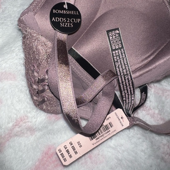 NWT Victoria's Secret Lace Bra in Mauve Purple - Picture 5 of 5